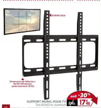 Gifi Support Mural Pour TV offre