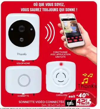 Sonnette Vidéo Connectee