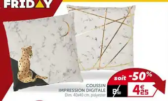 Gifi Coussin Impression Digitale offre