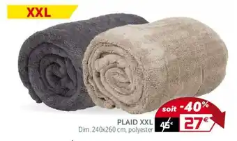 Gifi Plaid XXL offre