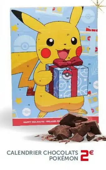 Calendrier Chocolats Pokémon