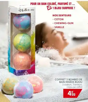 Coffret 3 Bombes de Bain irisées Bijou