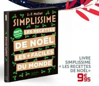 Gifi Livrev Simplissime Les Recettes de Noël offre