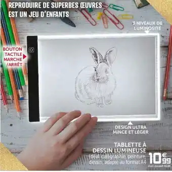 Gifi Tablette À Dessin Lumineuse offre