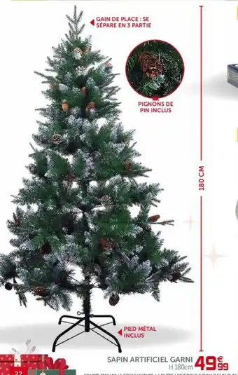 Gifi Sapin Artificiel Garni offre