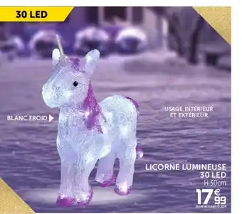 Gifi Licorne Lumineuse 30 Led offre