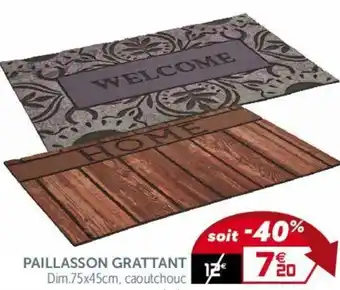 Paillasson Grattant