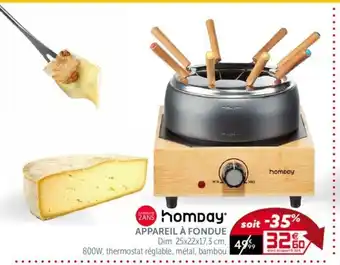 Gifi Appareil à Fondue offre