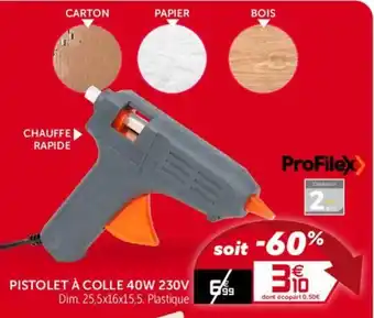 Gifi Pistolet à Colle 40w 230v offre