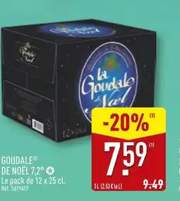 ALDI GOUDALE Goudale DE NOËL 7,2° offre