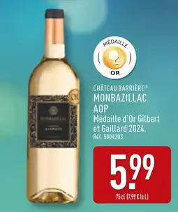 ALDI CHÂTEAU BARRIÈRE Monbazillac aop offre