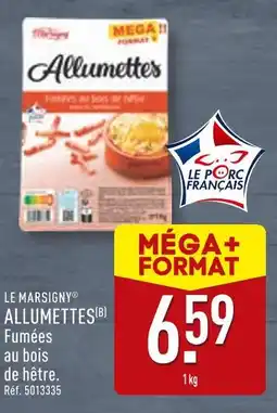 ALDI LE MARSIGNY Allumettes offre