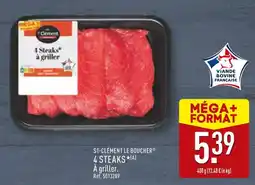 ALDI ST-CLÉMENT LE BOUCHER 4 Steaks offre