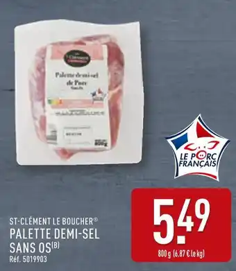 ALDI ST-CLÉMENT LE BOUCHER Palette demi-sel sans os offre