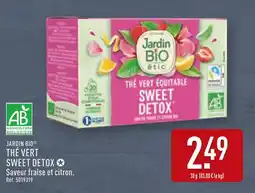 ALDI Jardin BiO étic Thé Vert Sweet Detox offre