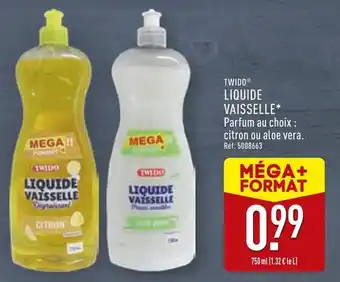 ALDI TWIDO Liquide vaisselle offre