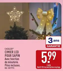 ALDI CASALUX Cimier led pour sapin offre