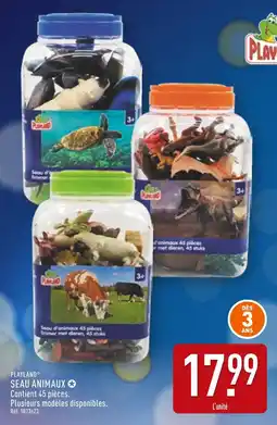 ALDI PLAYLAND Seau animaux offre