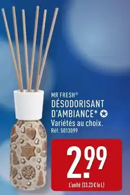 ALDI MR FRESH Désodorisant d'ambiance offre