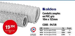 Screwfix aldes Conduit souple en PVC gris offre