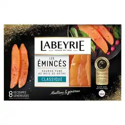 Carrefour LABEYRIE Emincés de saumon fumé offre