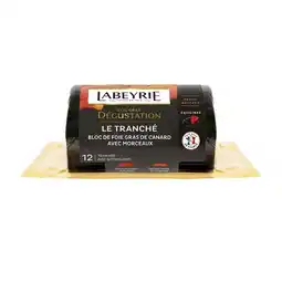 Carrefour LABEYRIE Bloc de Foie Gras de Canard avec Morceaux Le Tranché offre