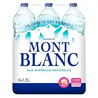 Carrefour MONT BLANC Eau minérale naturelle offre