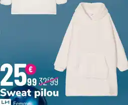 La Halle Sweat pilou offre