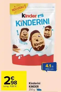 Carrefour Market Kinder - ini offre