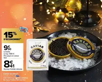 Carrefour Carrefour - caviar offre