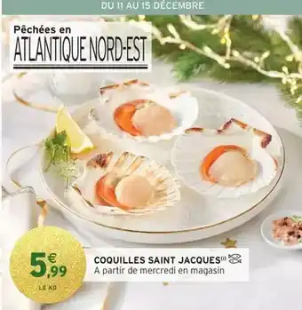 Intermarché Coquilles saint jacques offre