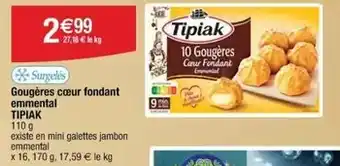 Cora Tipiak - gougères cœur fondant emmental offre