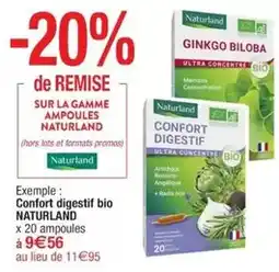 Cora Naturland - sur la gamme ampoules offre