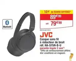 Cora x Carrefour Jvc - casque sans fil à réducteur de bruit offre