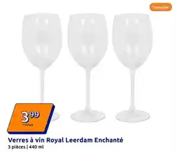 Action Verres à vin royal leerdam enchanté offre