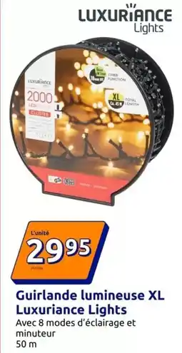 Action Total - guirlande lumineuse xl luxuriance lights offre