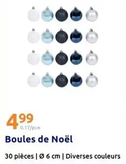Action Boules de noël offre