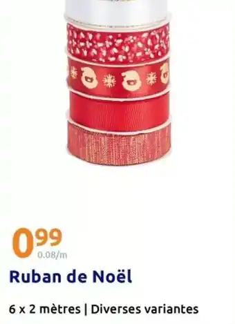 Action Ruban de noel offre