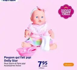 Action Poupon qui fait pipi offre