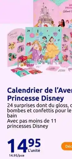 Action Disney - calendrier de l'avent princesse offre