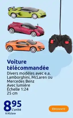 Action Voiture télécommandée offre