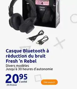 Action Casque bluetooth à réduction du bruit fresh 'n rebel offre