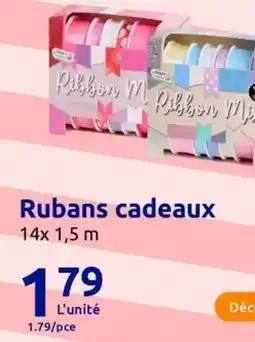 Action Rubans cadeaux offre