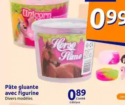 Action Pâte gluante avec figurine offre