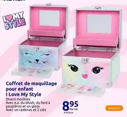 Action My - coffret de maquillage pour enfant i love style offre