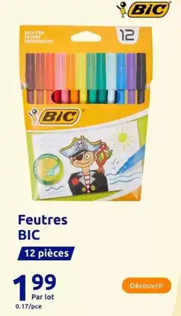 Action Bic - feutres offre