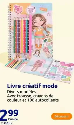 Action Livre créatif mode offre