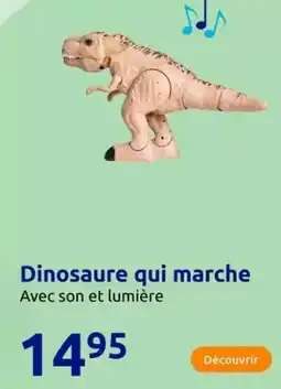 Action Dinosaure qui marche offre