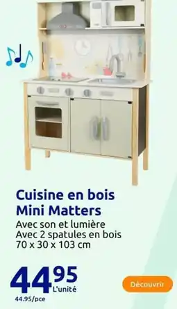 Action Cuisine en bois mini matters offre