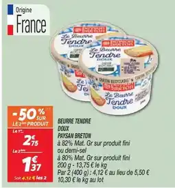 Netto Fini - beurre tendre doux offre